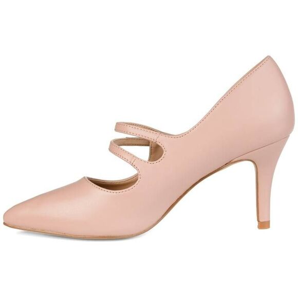 Journee Womens Sidney Pointed Toe Mid Heel Pumps size 11 - Picture 1 of 9